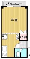 コーポ夕陽ケ丘の間取り画像