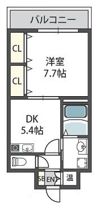 ハロ上町の間取り画像