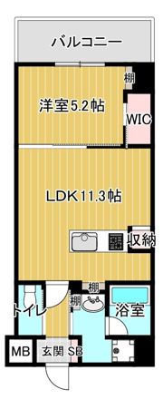 one o one内代の間取り画像