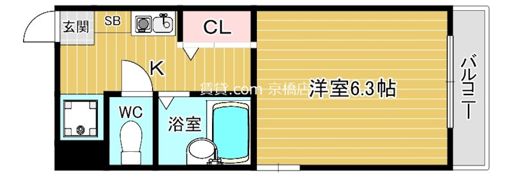 ガレットコートの間取り画像