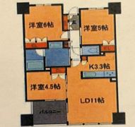 リバーガーデン四天王寺の間取り画像