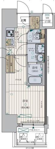 ファーストフィオーレ九条の間取り画像