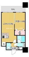 プレジオ城北の間取り画像
