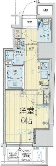 エグゼ阿倍野の間取り画像