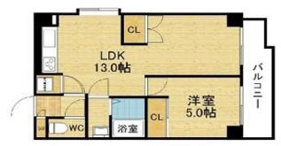 エール阿倍野元町の間取り画像