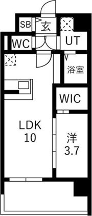 メルディア大阪EASTワールドアイの間取り画像