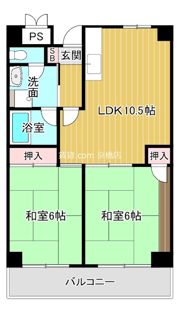 日宝ライフ放出西の間取り画像