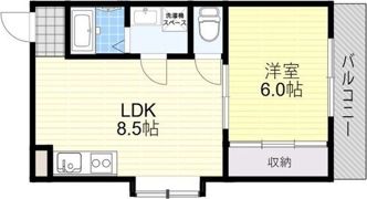 メゾン南桃園の間取り画像