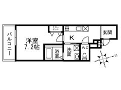 クラウド 昭和町の間取り画像