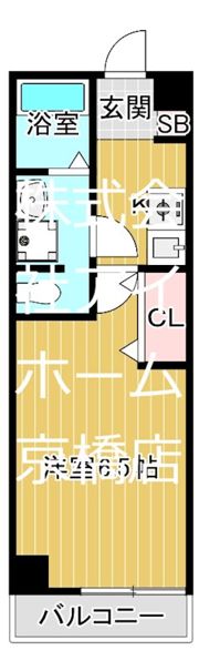 SWISS京橋の間取り画像