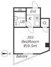 AP339 ES弁天町の間取り画像