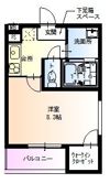 フジパレス中野V番館の間取り画像
