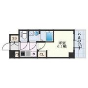 エスリード弁天町NORTH RESIDENCEの間取り画像