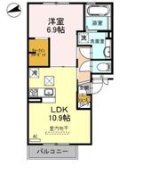 メゾン ド フルールIの間取り画像