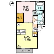 メゾン ド フルールIの間取り画像