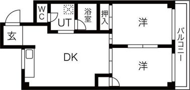 サンハイム星場の間取り画像