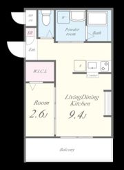 アイズソーレ東住吉の間取り画像