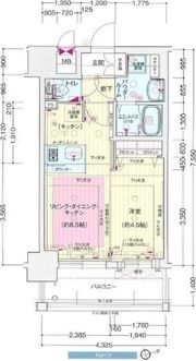 プレサンス新大阪ザ・シティの間取り画像