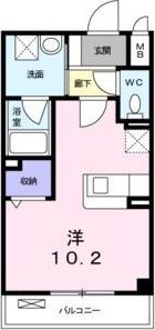キングスコート桑津の間取り画像