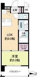 アプリーレ梅田東の間取り画像