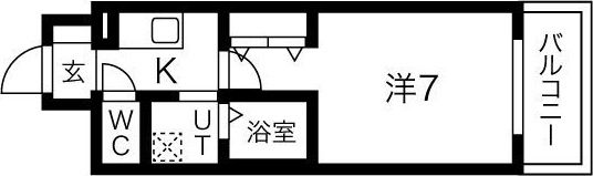 アーバンパーク田辺の間取り画像