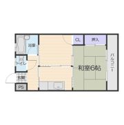 湯里コーポの間取り画像