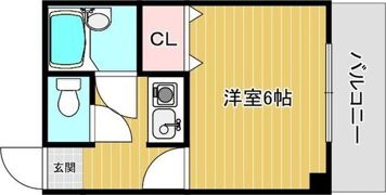 ベルメゾンKの間取り画像
