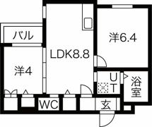 ラパンMKの間取り画像