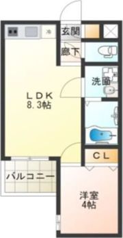 H-maison東住吉IIの間取り画像