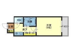 エステムコート大阪城南の間取り画像