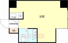 朝日プラザ長堀東パサージュの間取り画像