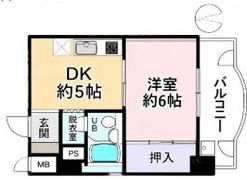 朝日プラザ末吉橋の間取り画像