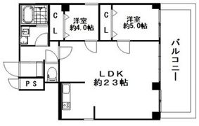 ベルデ谷町の間取り画像