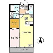 COZY岸里IIの間取り画像