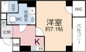 Core天満橋の間取り画像