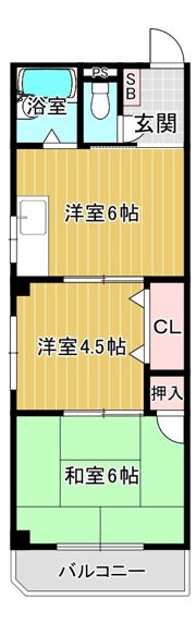 メゾンド西宮の間取り画像