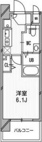 アスリート本町リバーウエストの間取り画像