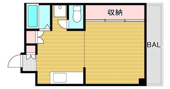 日宝ライフ桜宮の間取り画像