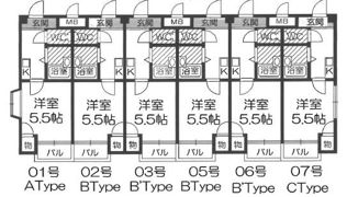 パークライフ住吉の間取り画像