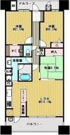 シーサイドレジデンスコスモスクエア駅前の間取り画像