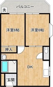 グランドール住之江の間取り画像