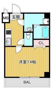 アレーズ南通りの間取り画像