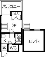 Upper House住之江公園の間取り画像