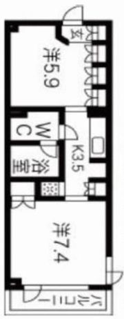 アルス大手前プレミアの間取り画像