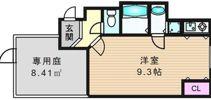 グランドシーズ大手前の間取り画像