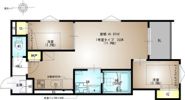 REGALEST喜連瓜破2の間取り画像