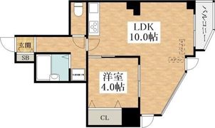 ライオンズマンション天王寺の間取り画像