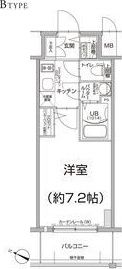 エスリード大阪上本町ブランシュの間取り画像