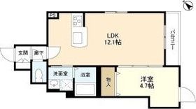 ヘーベルメゾン天王寺の間取り画像