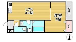 アーバンコート大阪ドームの間取り画像